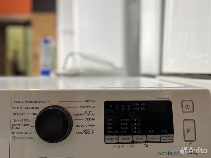 Стиральная машина samsung eco bubble 6.5 кг
