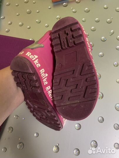 Резиновые сапоги reima 24 для девочки