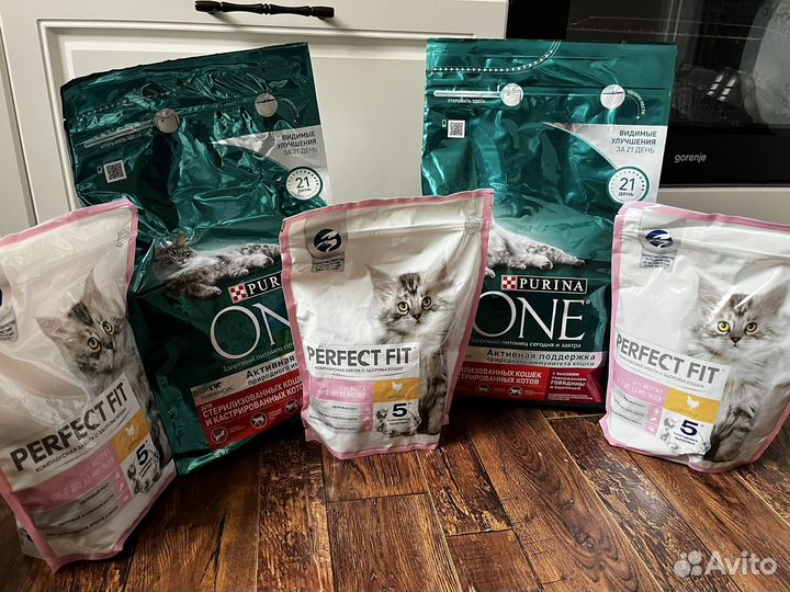 Корм для кошек Purina One, PerfectFit