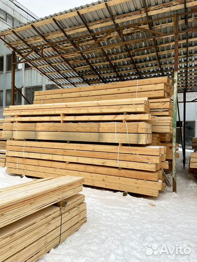 Доска обрезная 40х200х6000мм