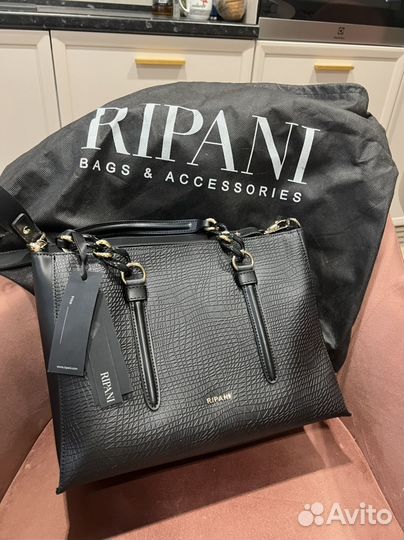 Сумка итальянская натуральная кожа Ripani
