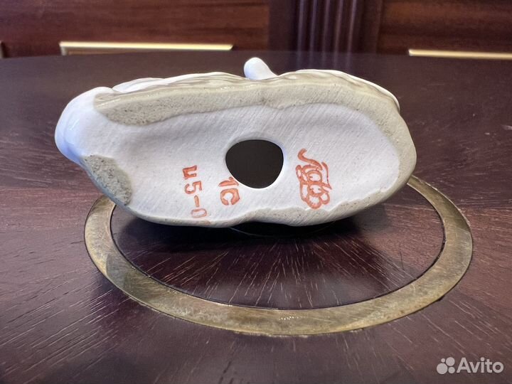 Фарфорова статуэка Овечка (белая) лфз, 1 сорт