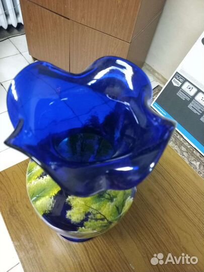 Ваза цветное стекло