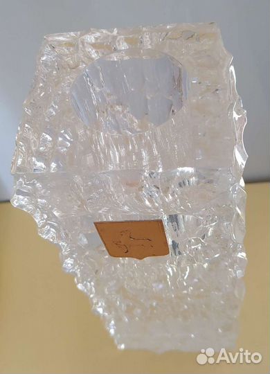 Ваза Богемия Блюдо Богемия Ваза с оленем на гербе