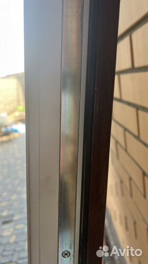 Дверь пластиковая пвх входная стекло