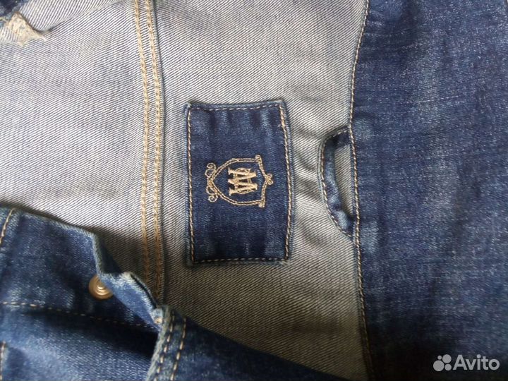 Джинсовая куртка Massimo Dutti 42-44 женская