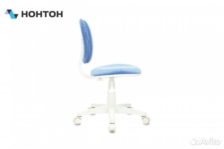 Кресло детское Бюрократ CH-W204NX голубое