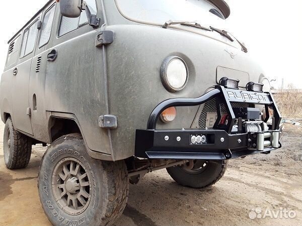 Передний бампер rubicon-4 УАЗ-452, 3303, 39094