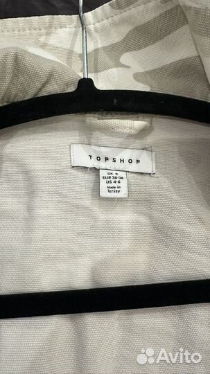 Джинсовая рубашка Topshop