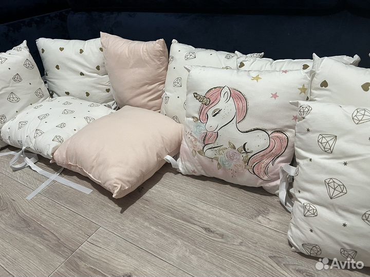 Бортики в детскую кроватку