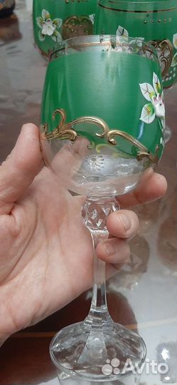 Фужеры богемия