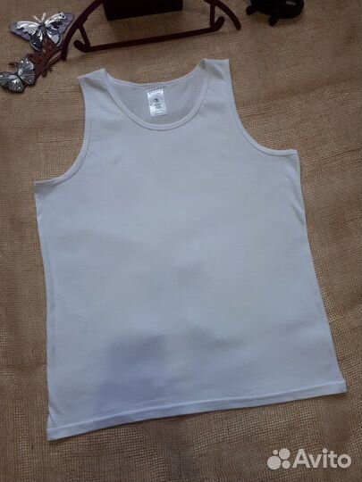 Майка мужская белая базовая 54-56 новая Германия