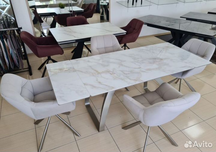 Стол из керамогранита раздвижной SKR-38788