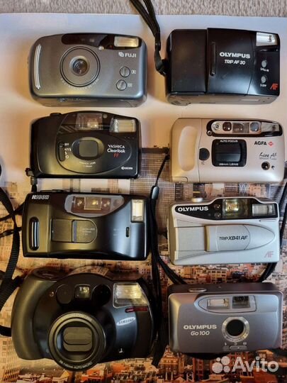 Плёночный фотоаппарат Olympus Canon Fuji