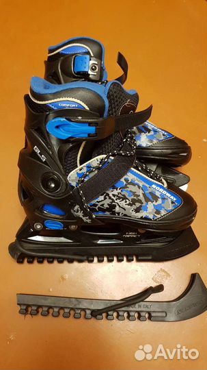 Коньки+защита, новые