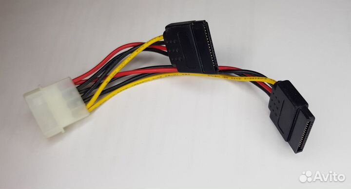 Переходник питания Molex 2xsata