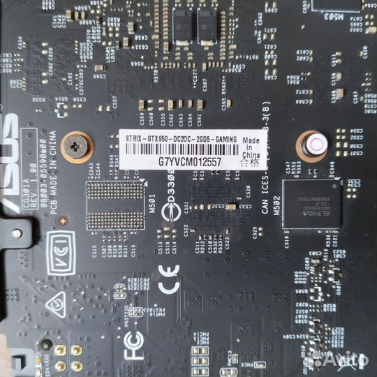 Видеокарта Asus GTX 950 2GB Strix