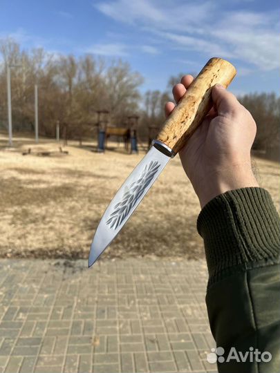 Нож якутский охотничий