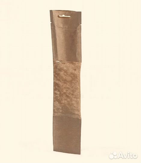 Крафт пакет для чурчхелы 7*35см с окном