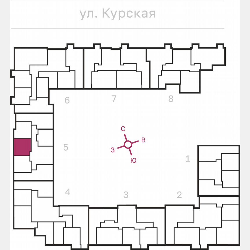 1-к. квартира, 40 м², 6/10 эт.