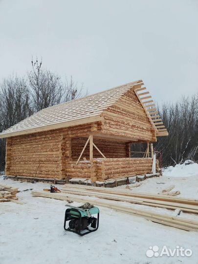 Сруб бани,дома,беседки