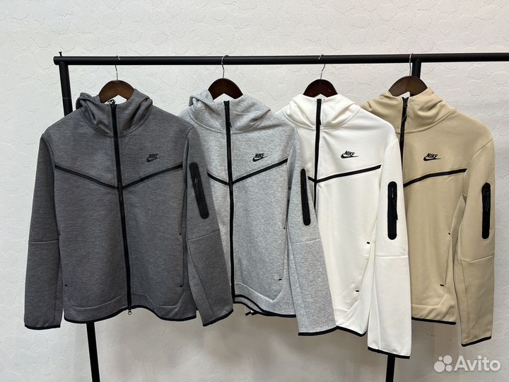 Зип худи nike tech fleece размерный ряд