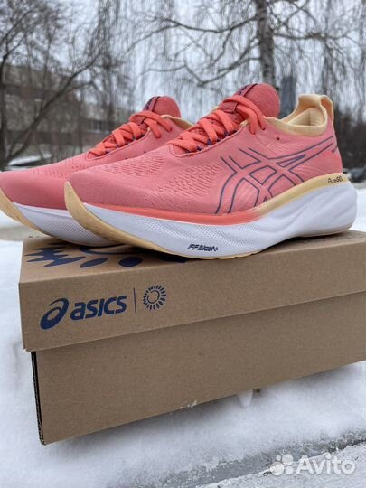 Кроссовки Asics Gel-Nimbus 25 Papaya/Dusty Purple