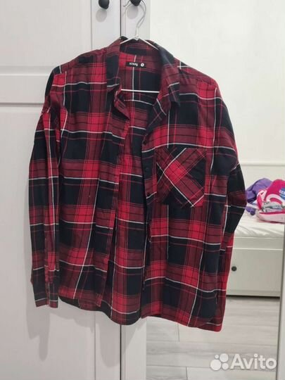 Рубашка в клетку oversize