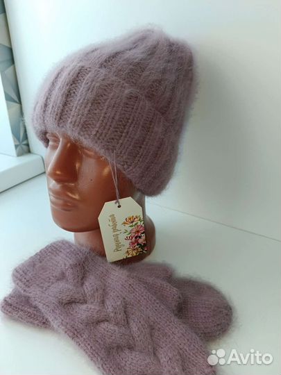 Шапка из пуха норки