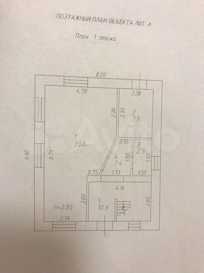 Коттедж 110 м² на участке 4,9 сот.