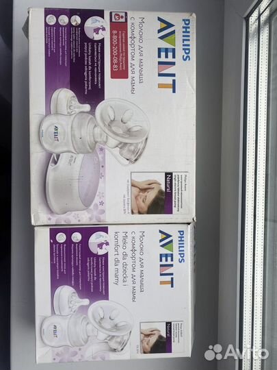 Молокоотсос электрический Philips Avent + ручной