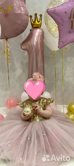 Нарядное платье для девочки 1 годик