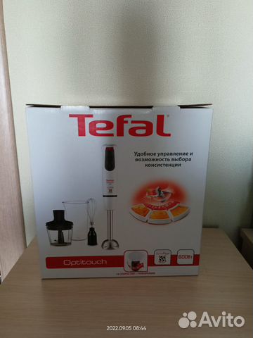 Погружной блендер Tefal Optitouch HB833132, новый