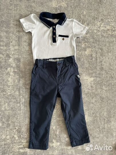 Брендовые вещи пакетом на мальчика 80 H&M