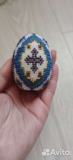 Пасхальное яйцо из бисера