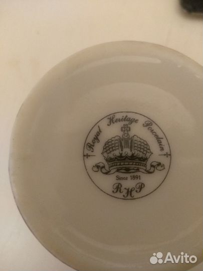 Чайный фарфоровый сервиз на 3 персоны