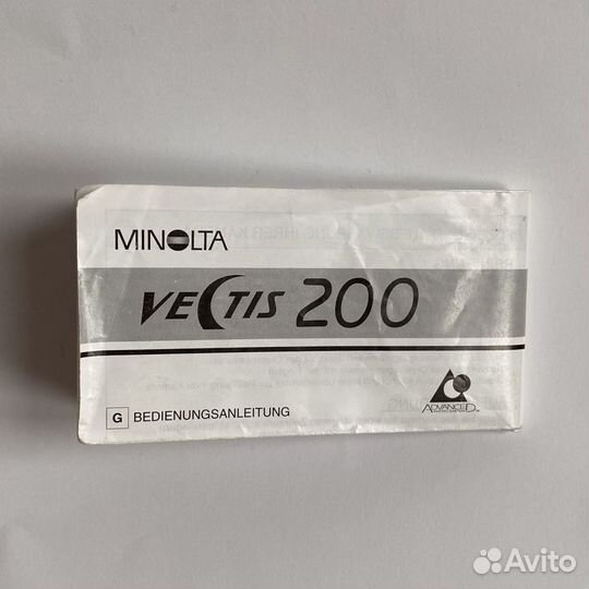 Плёночный фотоаппарат Minolta Vectis 200