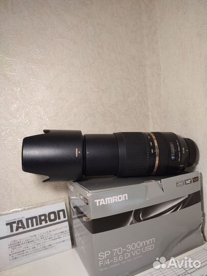 Объектив Tamron 70-300mm F/4-5.6 DI VC USD Nikon F