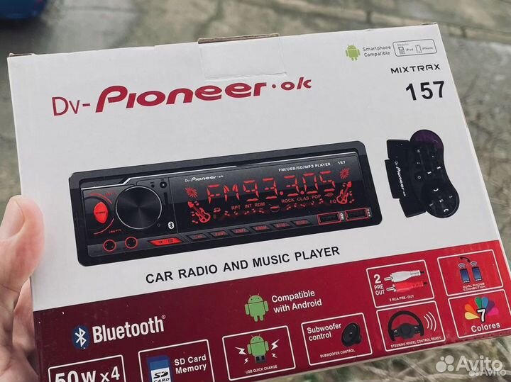 Автомагнитола Pioneer новая
