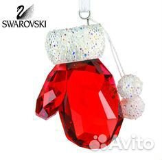 Фигурка рукавица Санты Swarovski