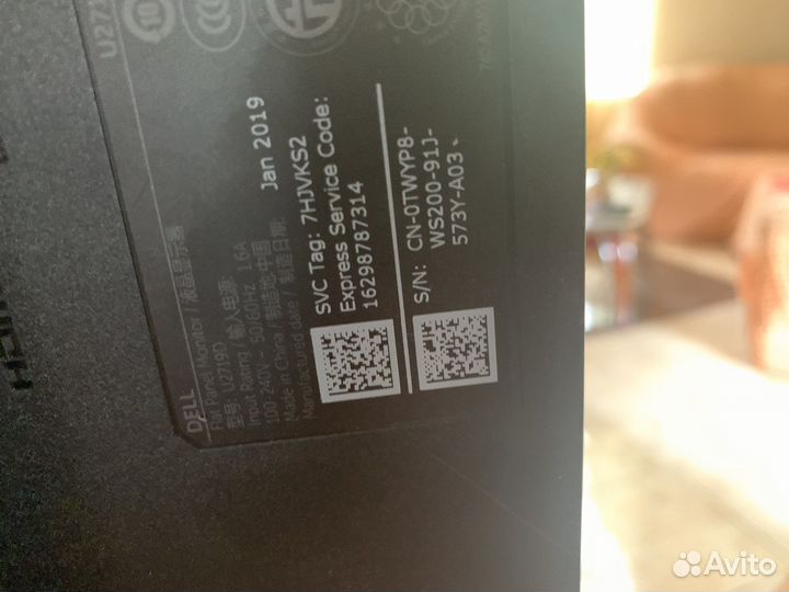 Монитор dell 27 4k