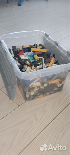 Коробка lego россыпью