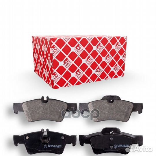 Колодки тормозные дисковые зад 16451 Febi