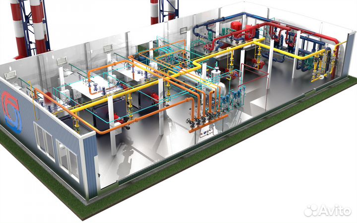 Блочно-модульная пароводогрейная котельная ECO-PAR