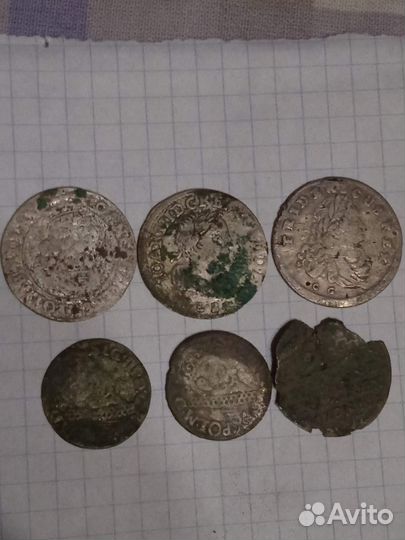 Монеты серебро
