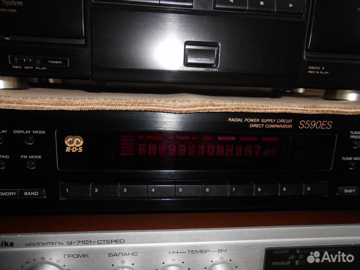 Тюнер sony FM stereo/FM-AM ST-S 590 ES