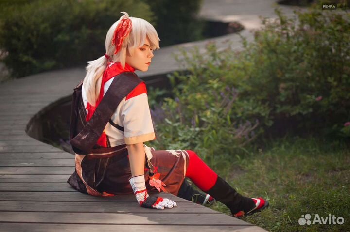 Косплей парик на Кадзуху (Genshin)
