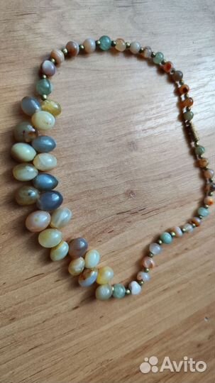 Бусы чокер из натуральных камней