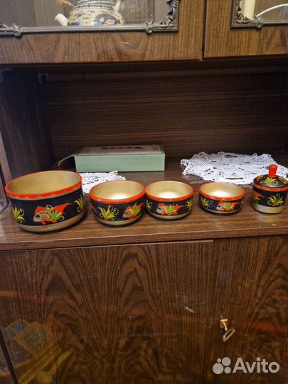 Салатник деревянный