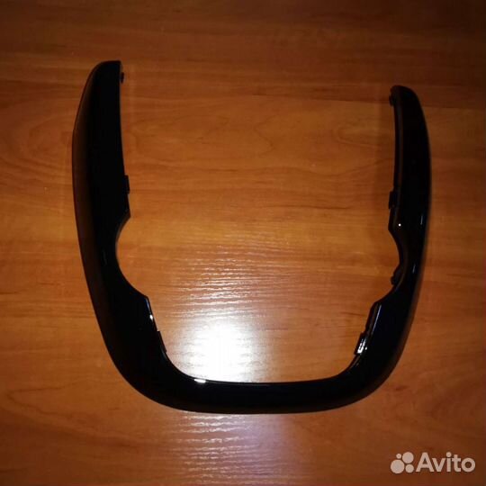 Окантовка накладки консоли Лада Гранта черный лак